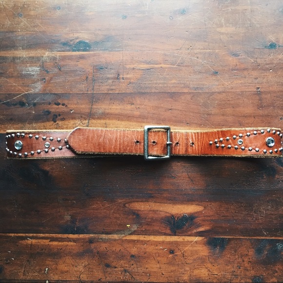 American Eagle Outfitters Accessories - 🦅 New American Eagle Leather Rhinestone Belt